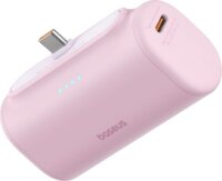 Baseus P10068306413-00 Powerbank USB-C + Type-C / 5000mAh 20W - Rózsaszín