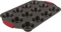 Lamart LT3114 Bonte Muffin Sütőforma 41 x 26,7 cm - Fekete / Piros