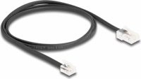 Delock 88035 RJ45 - RJ11 Telefon Kábel 1m - Fekete