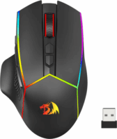 Redragon AXE PRO M814 RGB Bluetooth + RF Wireless Gaming Egér - Fekete