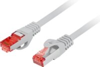 Lanberg S/FTP Cat6a RJ45 Patch Kábel 10m - Szürke