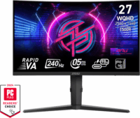 MSI 27" MPG 275CQRXF 16:9 WQHD Rapid VA Ívelt Gaming Monitor 240Hz - Fekete