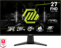 MSI 27" MAG 275F 16:9 FHD Rapid IPS Gaming Monitor 180Hz - Fekete