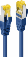 Lindy 47276 S/FTP CAT6a RJ45 Patch kábel 0.5m - Kék