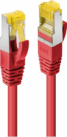 Lindy 47292 S/FTP CAT6a RJ45 Patch kábel 1m - Piros