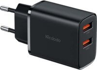 Mcdodo CH-5070 2x USB-A Hálózati Töltő Adapter 12W - Fekete