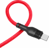 XO NB55 USB-A apa - micro USB Adat- és töltőkábel 1m - Piros