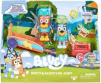 Moose Toys Bluey 7 részes Gokart készlet 2 db figurával