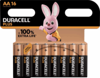 Duracell Plus MN 1500 LR 06 Mignon AA Alkáli mangán elem 1.5V (16db / csomag)