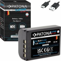 Patona PT1372 Pro BLX-1 akkumulátor Olympus fényképezőgépekhez 2400mAh