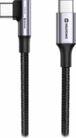 Swissten 71506560 USB-C apa - USB-C apa Adat- és töltőkábel 100W 2m - Fekete