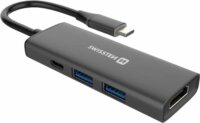 Swissten 44040201 Multifunkcionális USB-C 100W 4-port HUB