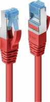 Lindy 47163 S/FTP CAT6a RJ45 Patch kábel 1.5m - Piros