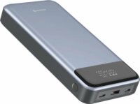 Swissten 22013917 2xUSB-C / USB-A Powerbank 30000mAh 133W - Szürke