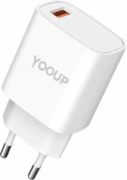 Yooup NC39-A USB-A Hálózati Töltő Adapter 18W - Fehér