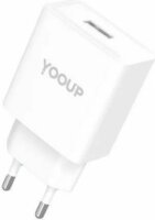 Yooup NC76-A USB-A Hálózati Töltő Adapter 12W - Fehér