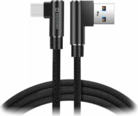 Swissten 71528000 USB-A apa - USB-C apa Adat- és Töltőkábel 1.2m - Fekete