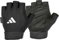 Adidas Essential Állítható Légáteresztő Sport Védőkesztyű L - Fekete / Fehér