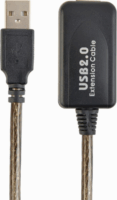 Gembird UAE-01-10M USB-A apa - USB-A apa 2.0 Aktív Hosszabbító Kábel 10m - Fekete (24db / csomag)