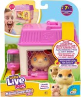 Cobi Little Live Pets - Mama és Mini Horcsög meglepetés interaktív kisállat játékszett