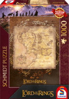 Schmidt Spiele Lord of the Rings - Középfölde 1000 darabos puzzle