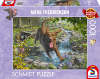 Schmidt Spiele Kutyaszeretet - Tavaszi séta a labradorral 1000 darabos puzzle