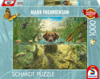 Schmidt Spiele Kutyaszeretet - Labrador a hideg vízben 1000 darabos puzzle