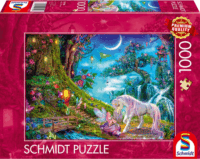 Schmidt Spiele Ahol a tündér és az egyszarvú kíván jó éjszakát 1000 darabos puzzle