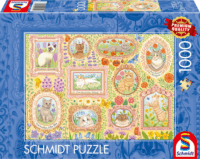 Schmidt Spiele Nemes macskák virágpompában 1000 darabos puzzle