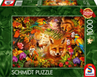 Schmidt Spiele Virágok, szőrme és tollak 1000 darabos puzzle