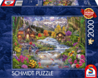 Schmidt Spiele Idilli folyó a hegyekben 2000 darabos puzzle