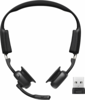 Shokz Openmeet Bluetooth USB A Wireless Headset - Fekete