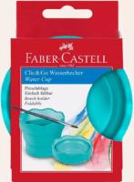 Farber-Castell Click&Go műanyag ecsettál - Türkiz