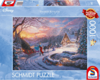 Schmidt Spiele Disney Dreams Collection - Cinderella meghozza a karácsonyfát 1000 darabos puzzle