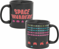 Vandor Space Invaders 350ml porcelán bögre - Fekete