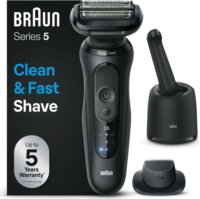 Braun Series 5 52-N7200cc Akkus Nedves-Száraz Borotva Tisztító / Töltő állomással - Fekete