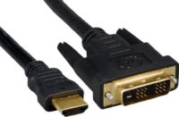 PremiumCord KPHDMD2 HDMI apa - DVI-D apa Kábel 2m - Fekete