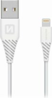 Swissten 71526501 USB-A apa - Lightning apa Adat- és töltőkábel 1.2m - Fehér