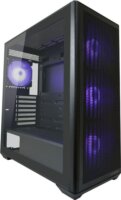 LC-Power Gaming 811B Meshwork XL Dark Számítógépház + 4db 120mm ventilátor - Fekete