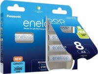 Panasonic Eneloop BK-3MCDE/8HH Újratölthető AA elem (8db/csomag)