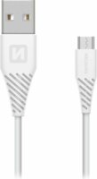 Swissten 71504300 USB-A apa - Micro-USB apa Adat- és töltőkábel 1.5m - Fehér