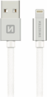 Swissten 71524303 USB-A apa - Lightning apa Adat- és töltőkábel 2m - Fehér