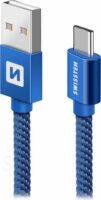 Swissten 71521308 USB-A apa - Lightning apa Adat- és töltőkábel 2m - Kék