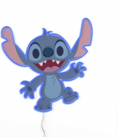 Yellowpop Disney Falra akasztható USB Neon LED Dekorációs lámpa - Stich