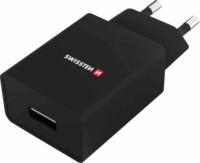 Swissten 22064000 USB-A Hálózati Töltő Adapter + USB-C Kábel 1.2m 5W - Fekete