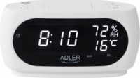 Adler AD 1186 Digitális LCD asztali ébresztőóra - Fehér