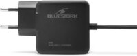 Bluestork PW-BS-65-GAN-C/2 USB-C Hálózati Gyorstöltő Adapter 65W 1,45m USB-C kábellel - Fekete