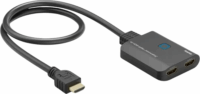 Hama 00205284 HDMI Splitter - Fekete (1 PC - 2 Kijelző)