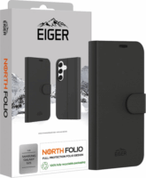 Eiger North Folio Samsung Galaxy S25 Telefon tok - Fekete