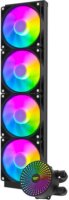 Darkflash DC480 480mm ARGB Univerzális CPU Vízhűtés - Fekete